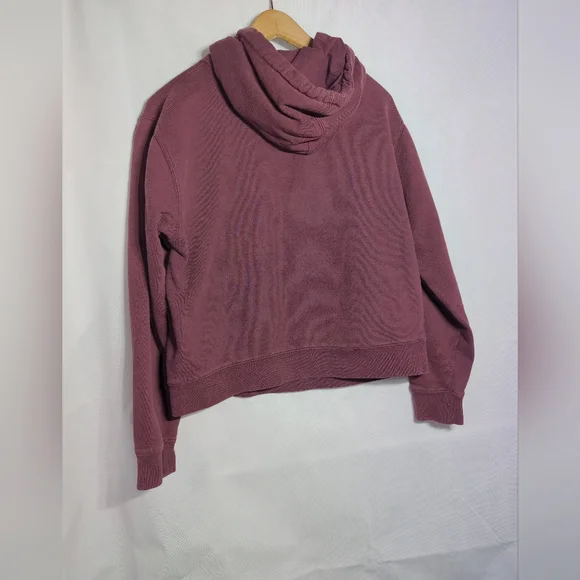 Obey Burgundy Hoodie Sz L " Make Art Not War " - Picture 3 of 6